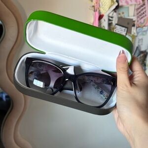 Kate spade Floral Black Sunglasses